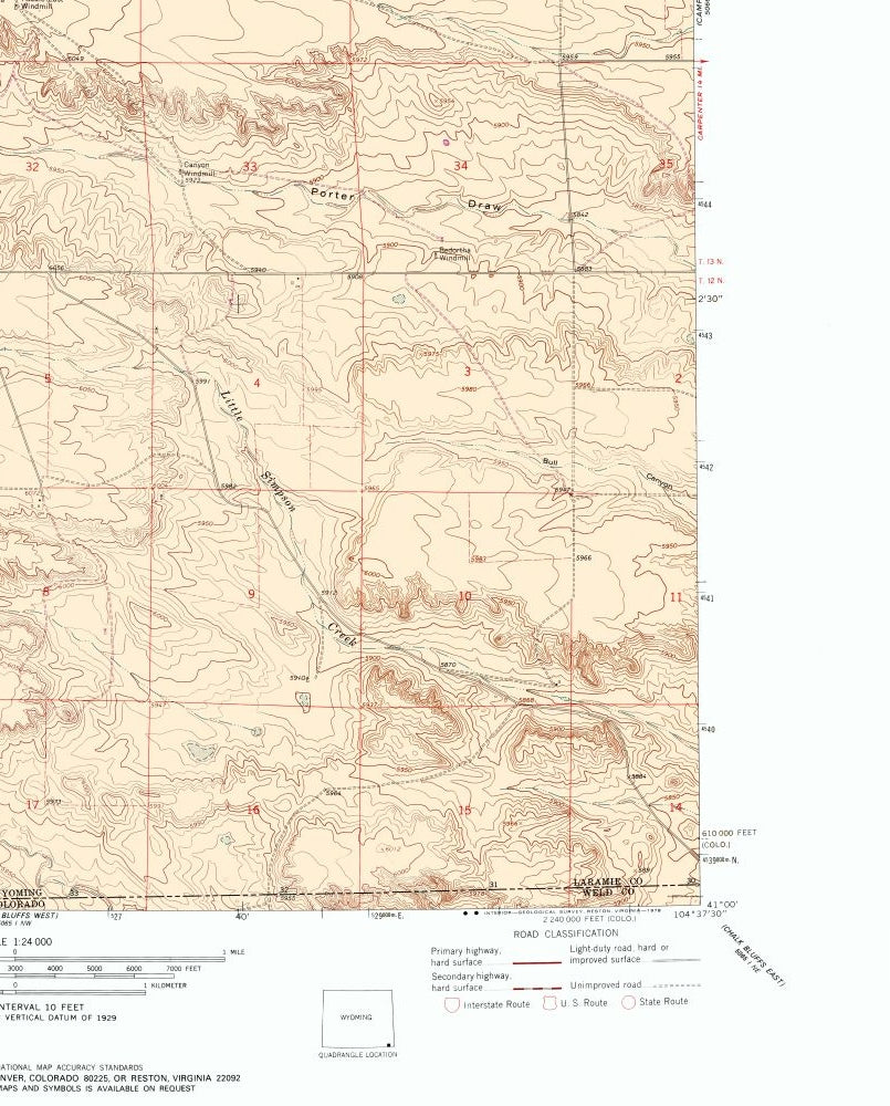 Topographical Map - Altvan Wyoming Quad - USGS 1963 - 23 x 28.56 - Vintage Wall Art